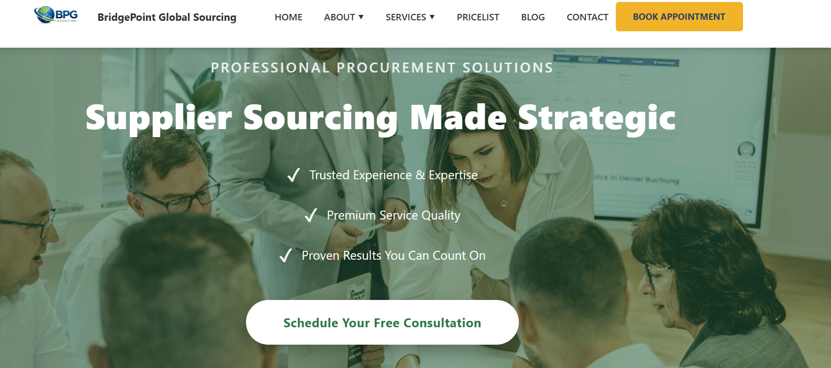 BPG Sourcing Website